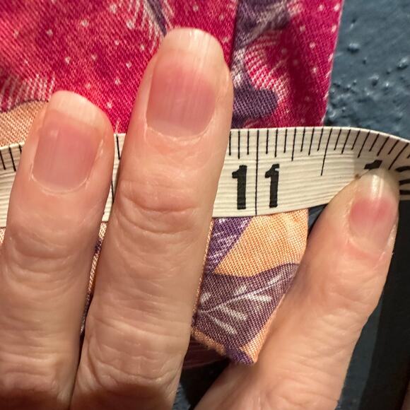 Old Navy Size Medium Floral Tropical Palazzo Dress Pant Ankle Capri - Picture 7 of 8